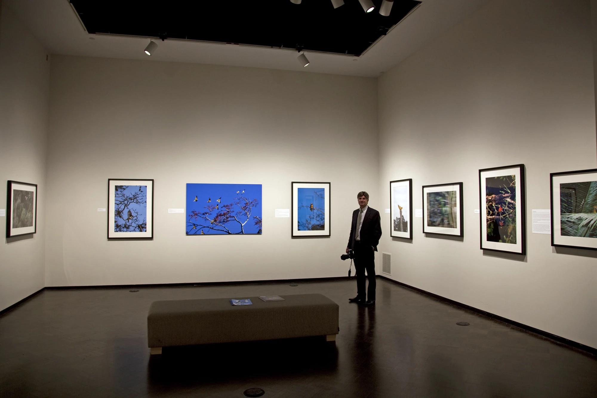 Torben Ulrik Nissen at the AMAZONIA exhibition, Eugene Oregon
